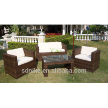 DE- (144) Rattan Möbel 4 Sitzer einfache Sofa Designs Sofa-Set